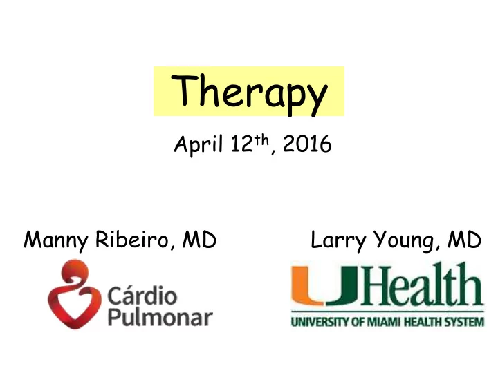 therapy