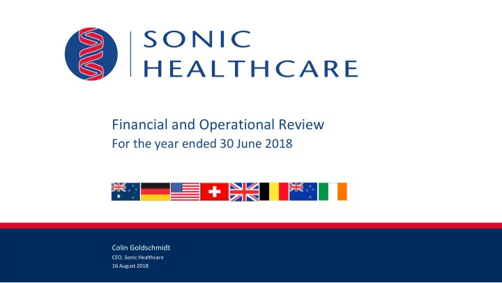 financial and operational review