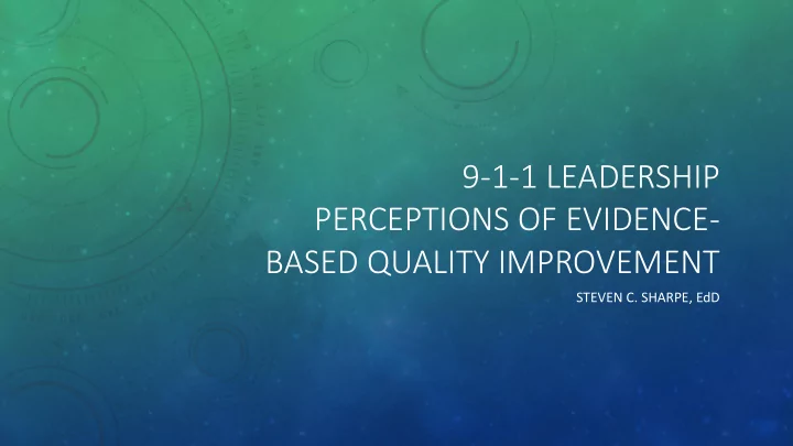 9 1 1 leadership