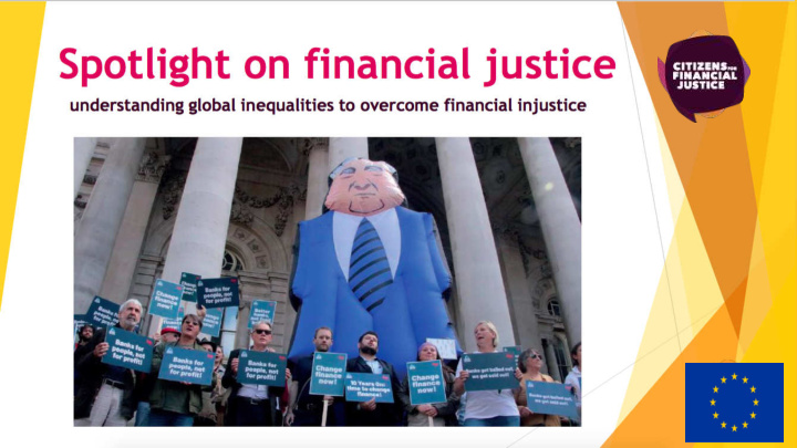 spotlight on financial justice contents