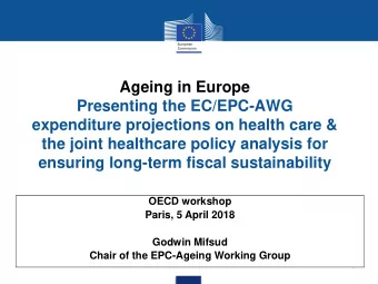 expenditure projections on health care &amp;  the joint healthcare policy analysis for  ensuring