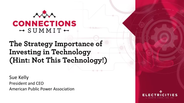 the strategy importance of investing in technology hint