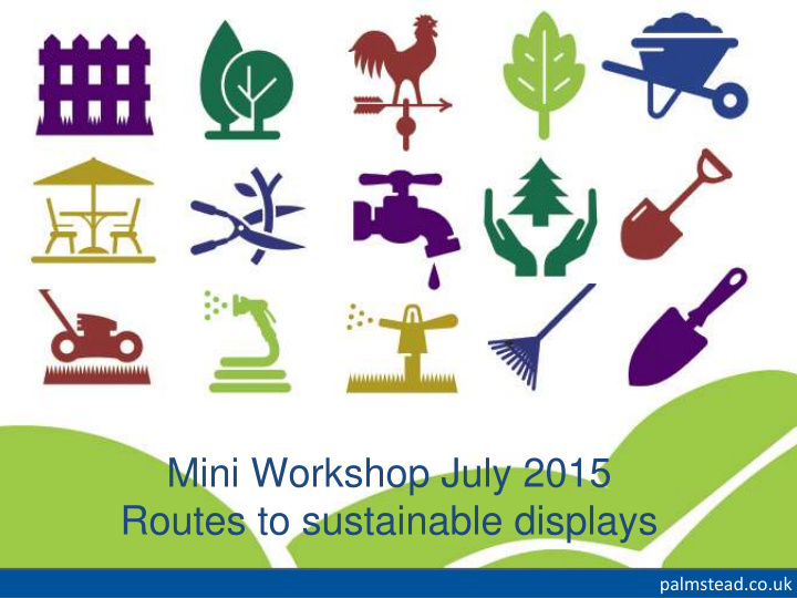 routes to sustainable displays