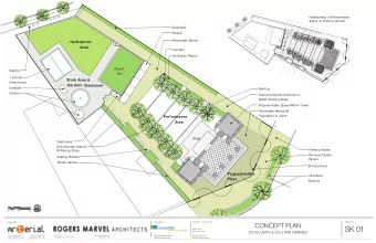 SK 01  Scale: N/A  LPCCD ARTS &amp; CULTURE GARDEN  Date: 04.01.2011  Architects  450 Washington