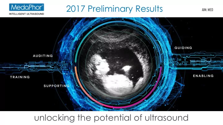 2017 preliminary results