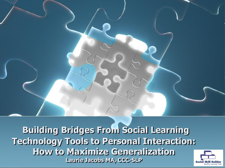 building bridges from social learning technology tools to