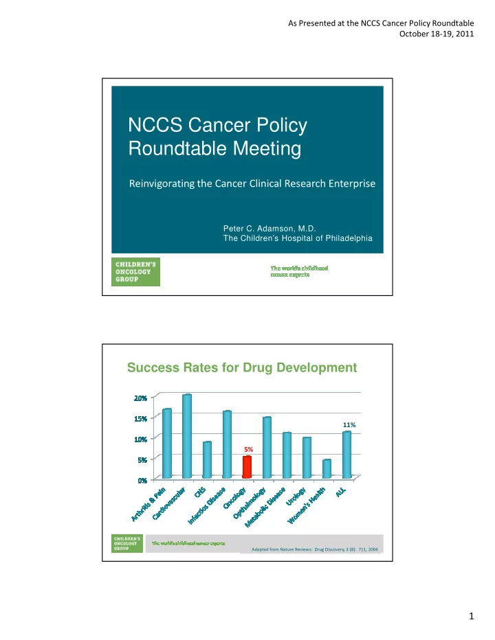 nccs cancer policy roundtable meeting