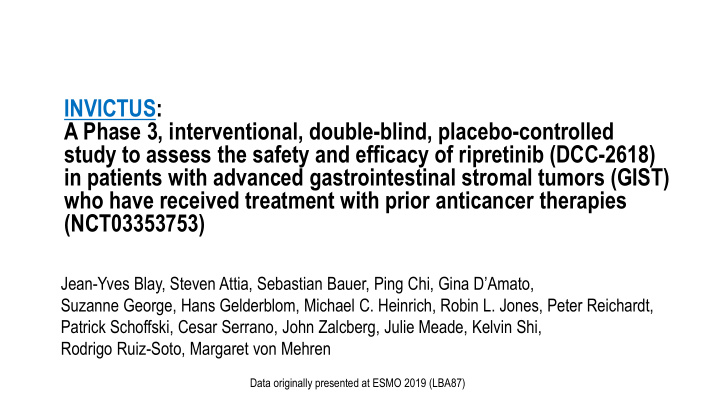 a phase 3 interventional double blind placebo controlled
