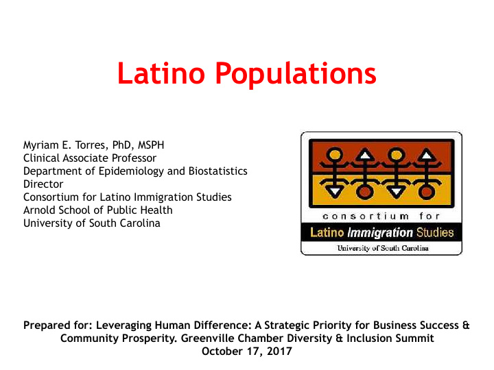 latino populations