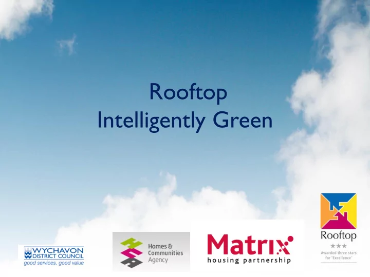 intelligently green