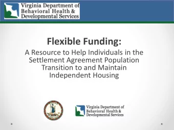 Agenda  Who is Eligible?  Permitted/Prohibited Unit Types and Settings  Eligible