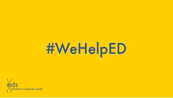 #WeHelpED  What is Ectodermal Dysplasia?  Supporting a normal lifestyle  Katie Price  #DontSweatIt