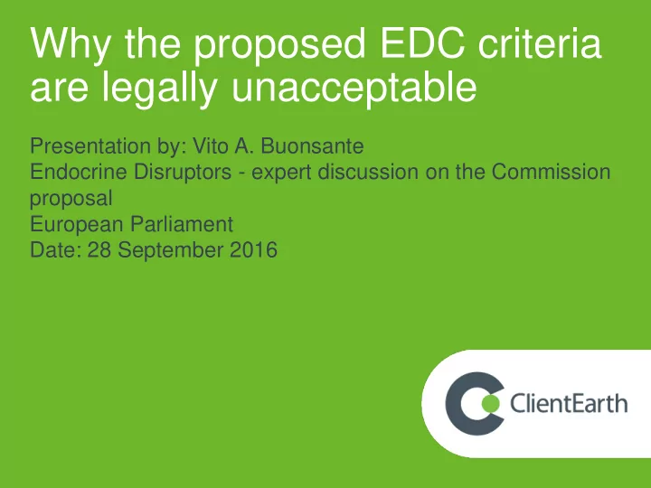 are legally unacceptable