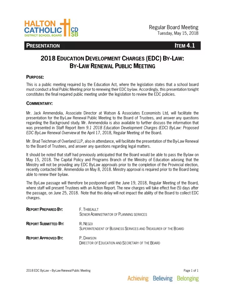 halton catholic district school board education