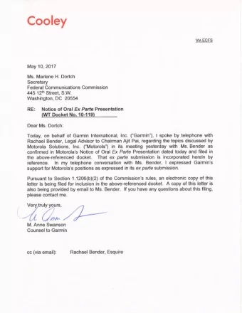 Coole Y  V  G  A  ECFS  M  a  y  10,  2017  M  s  .  M  a  r  l  e  n  e  H.  D  o  r  t  c  h  S