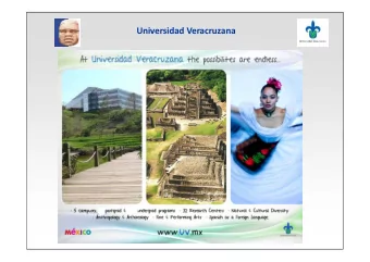 Universidad Veracruzana  Universidad  Veracruzana  Universidad Veracruzana  Veracruz state
