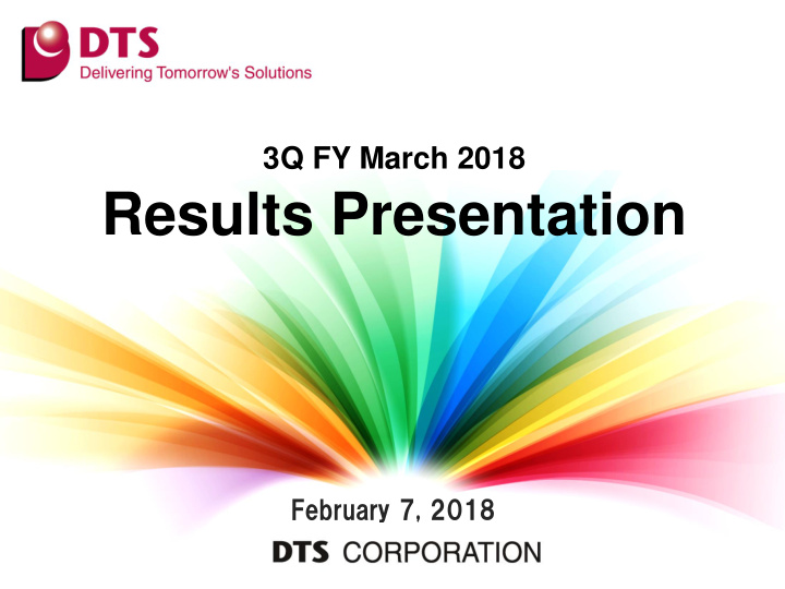 results presentation