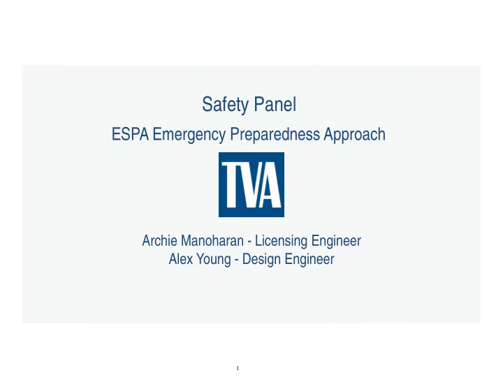 safety panel