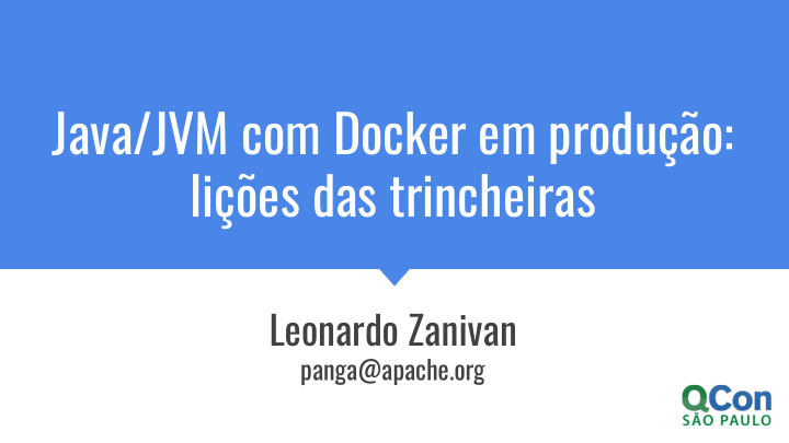 java jvm com docker em produ o li es das trincheiras