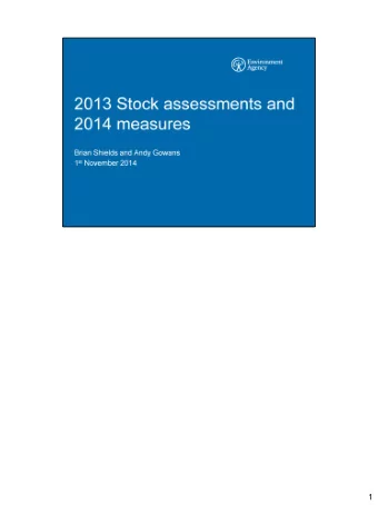 1  In the 1970s there were estimated to be around 7 million salmon in the North Atlantic,