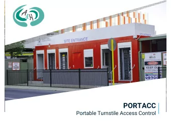PORTACC  Portable Turnstile Access Control  www.ah-tuertechnik.de PORTACC - Unique Selling Points