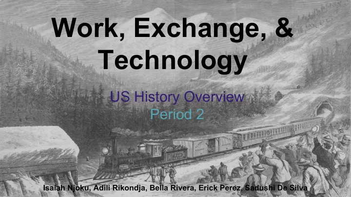 work exchange amp technology