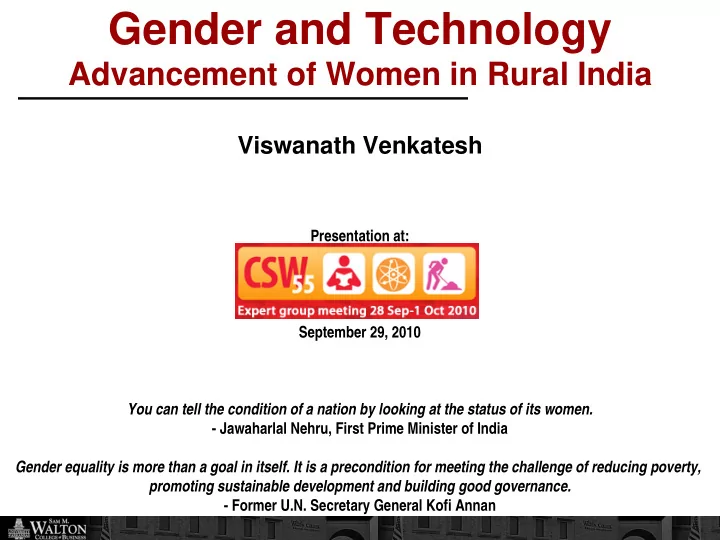 gender and technology