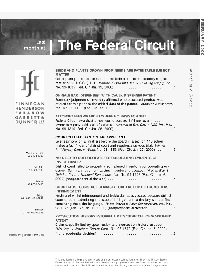 the federal circuit
