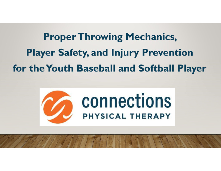 proper throwing mechanics player safety and injury