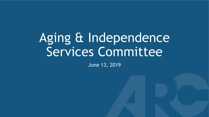 services committee