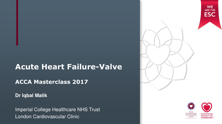 acute heart failure valve