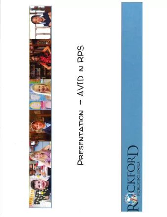 -  0  1--  2  lU  (/)  lU  C!  a..  W~AT IS AVID?  Advancement Via Individual Determination