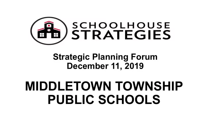 middletown township public schools five year summary