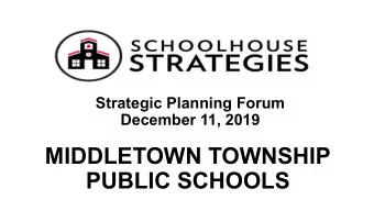 MIDDLETOWN TOWNSHIP  PUBLIC SCHOOLS  Five Year Summary Projection without Capital  Improvements