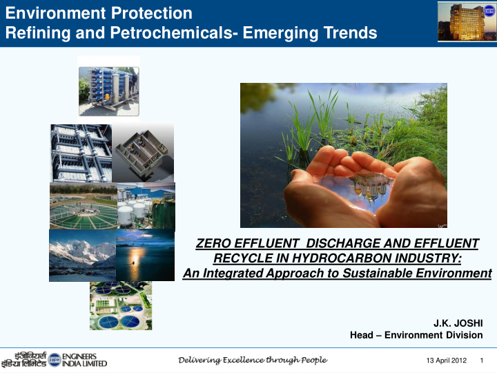 zero effluent discharge and effluent recycle in