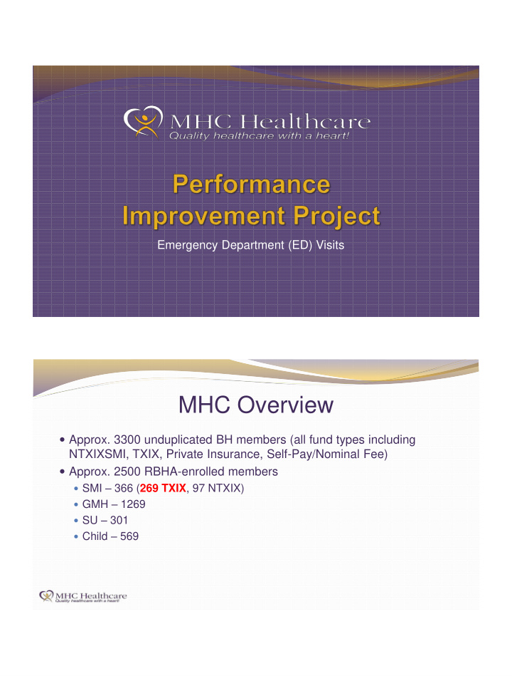 mhc overview