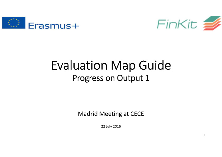 evaluation map guide evaluation map guide evaluation map