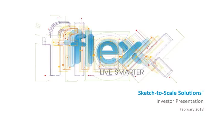 sketch to scale solutions
