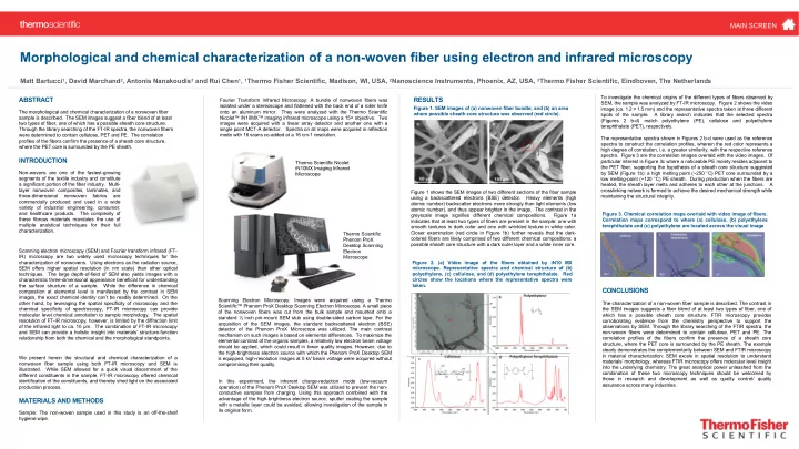 morphological and chemical characterization of a non