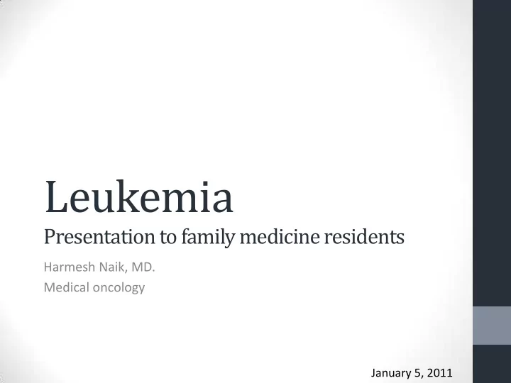 leukemia