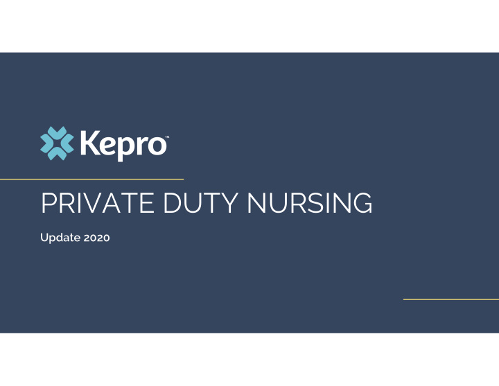 private duty nursing