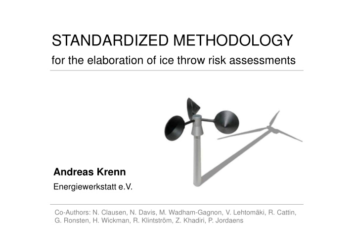 standardized methodology