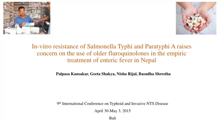 concern on the use of older fluroquinolones in the empiric