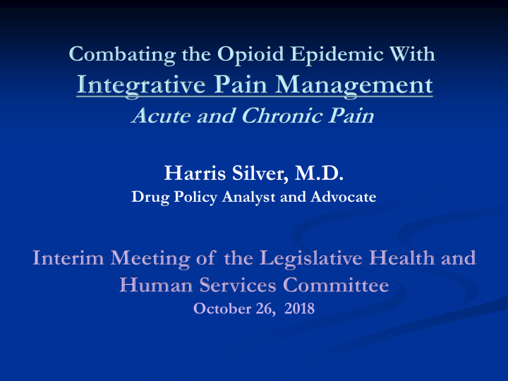 integrative pain management