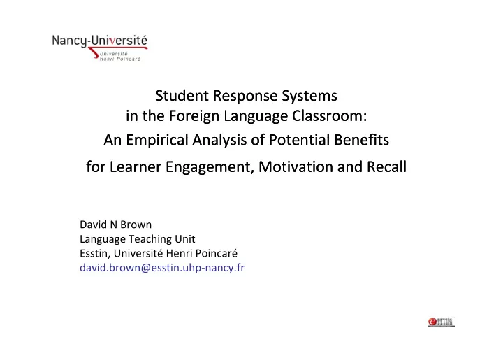 student response systems student response systems student
