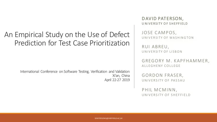 an empirical study on the use of defect