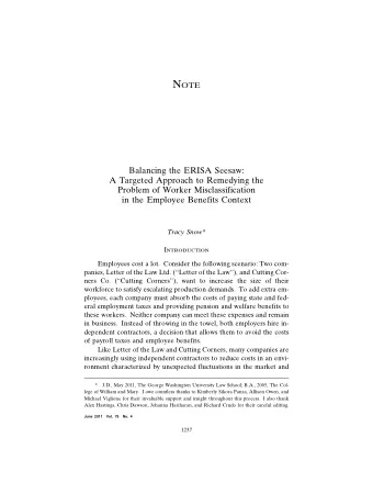 intense global competition. 1 Independent contractors, also called  freelancers, are