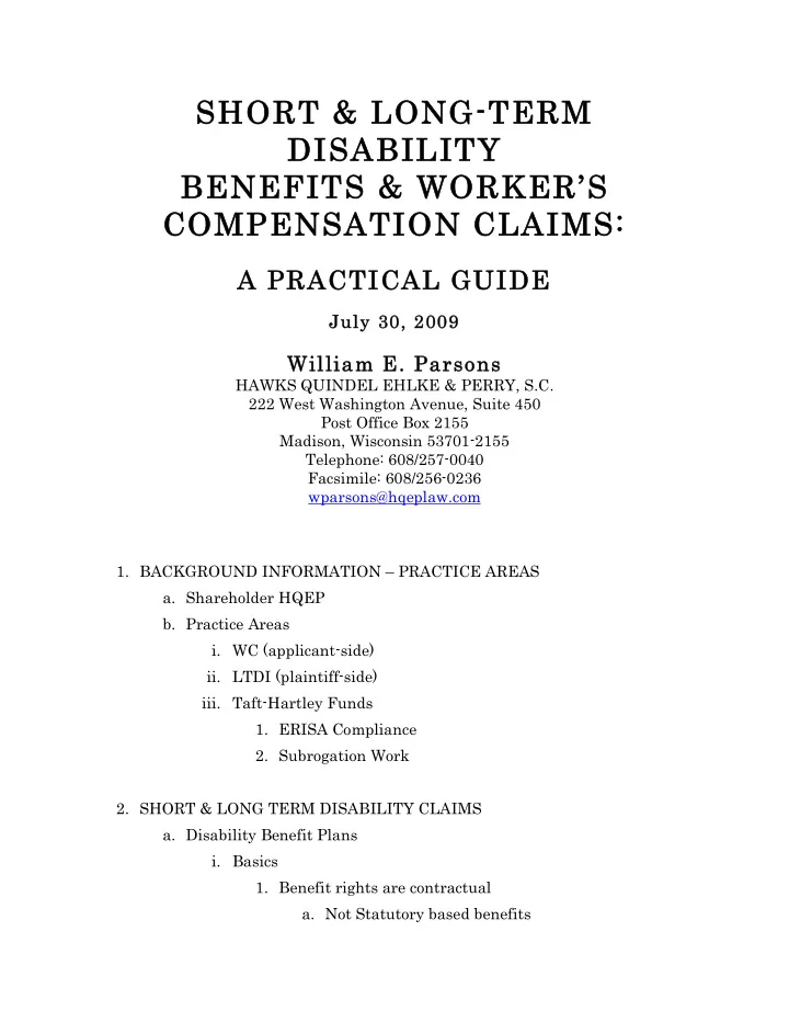 short amp long term disability benefits amp worker s