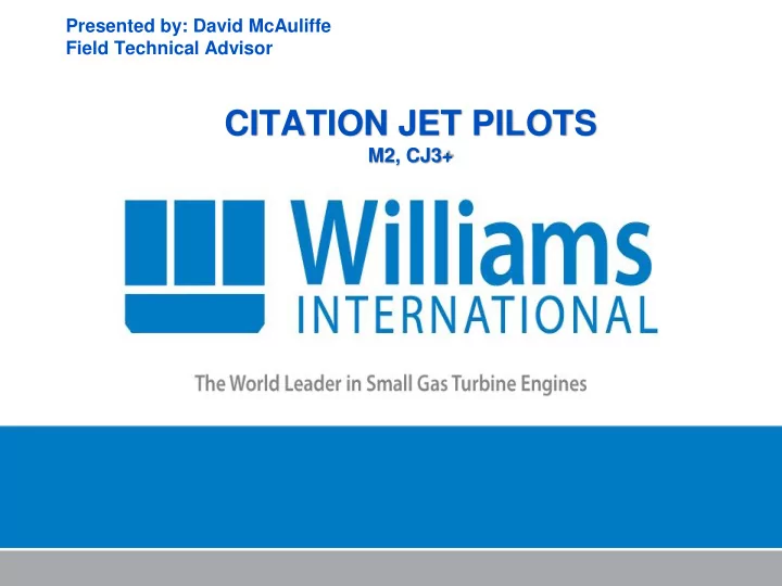 williams proprietary all information and technical data