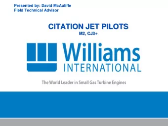 WILLIAMS PROPRIETARY  All information and technical data disclosed herein are the property of